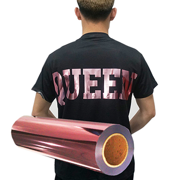 Soft metallic heat transfer vinyl